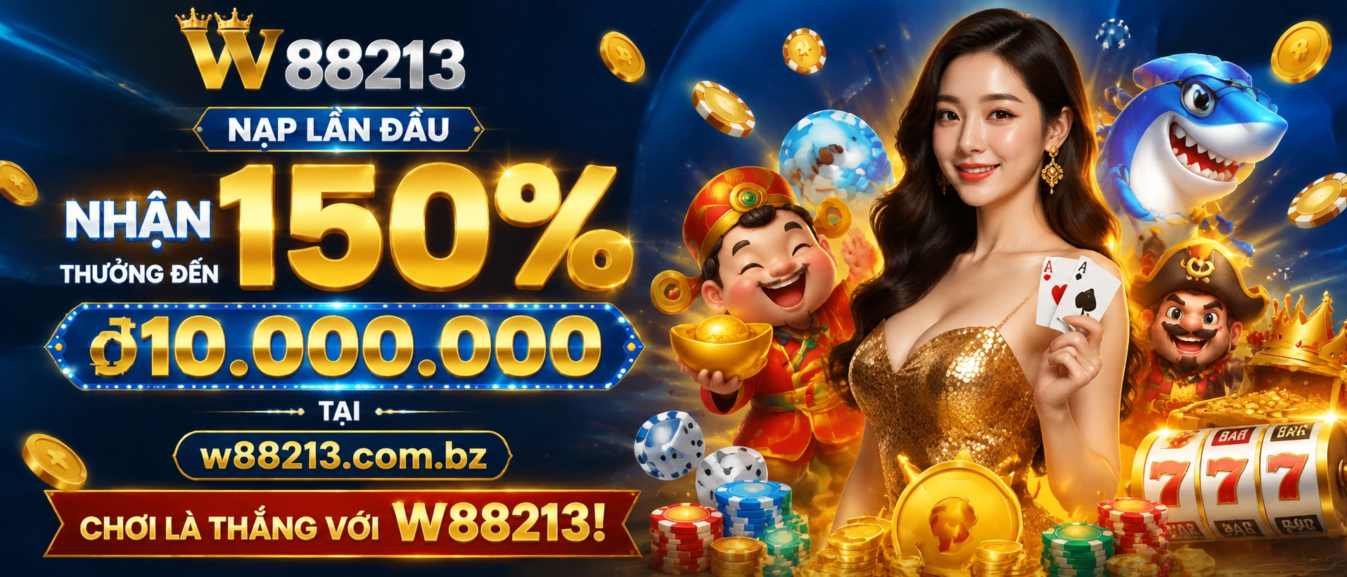 Bắn cá và casino live tại w88213.com.bz