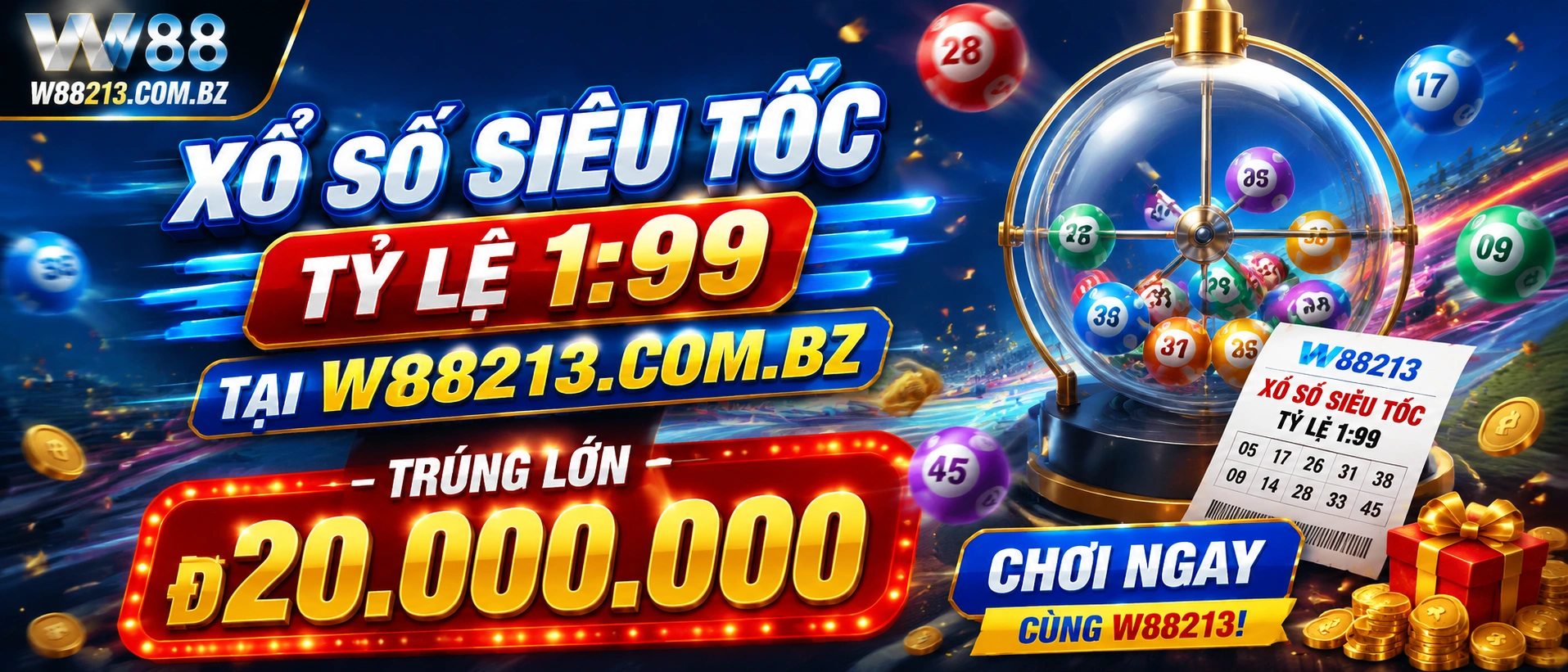 W88213 Xổ Số giao diện tra cứu khu vực